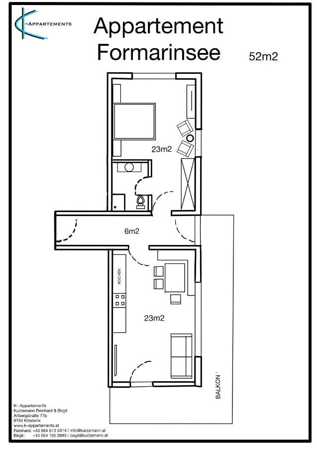 K-Appartements Klosterle Ngoại thất bức ảnh