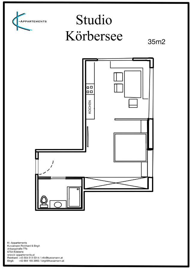 K-Appartements Klosterle Ngoại thất bức ảnh